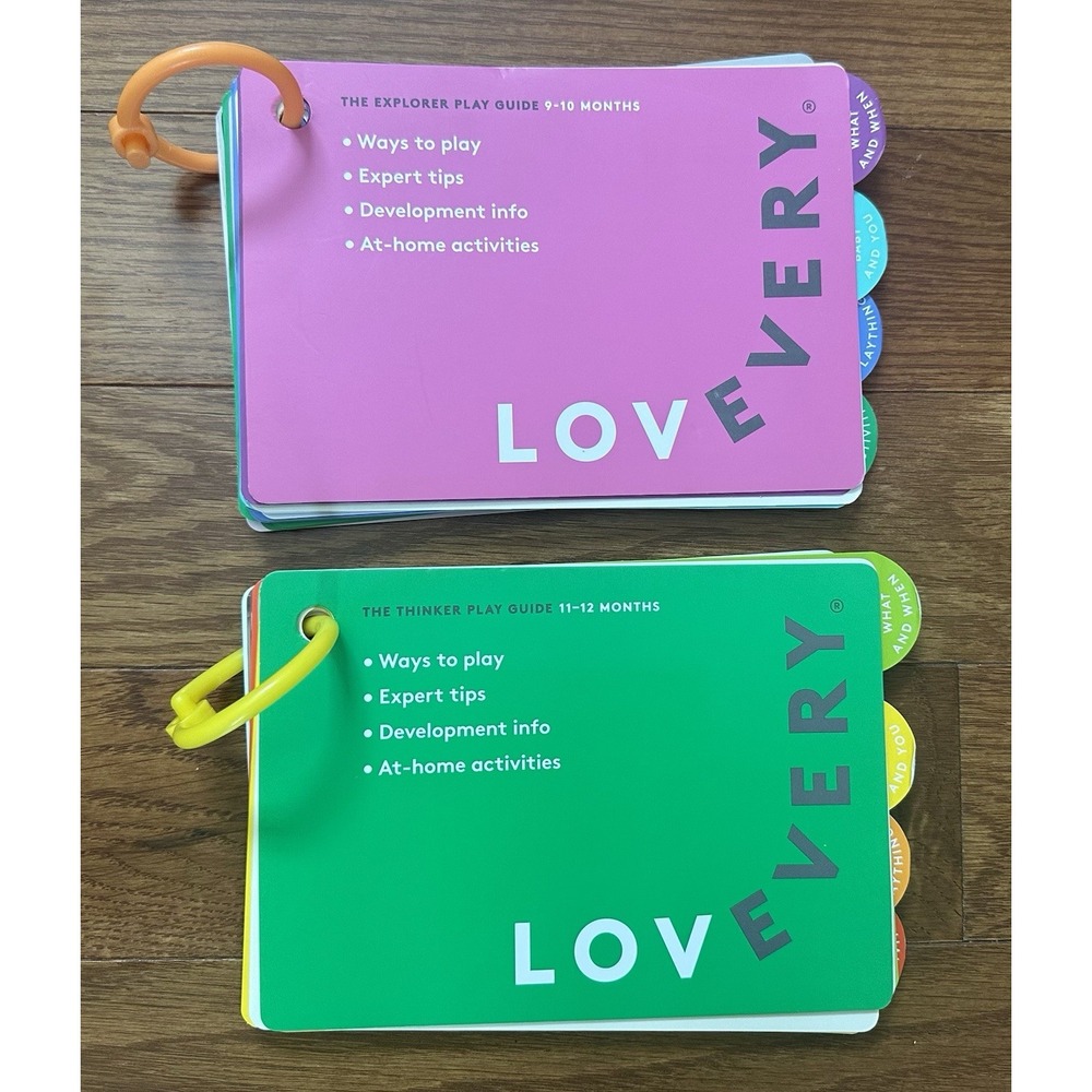 Lovevery Explorer Play Guide 9-10 Months Thinker Guide 11-12 Months Montessori